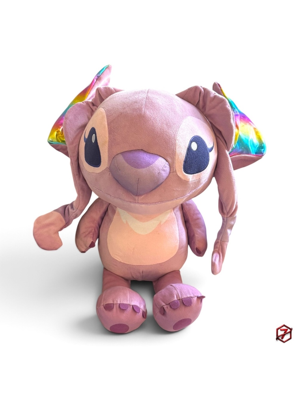 (Reserved) Disney Lilo & Stitch Angel Rainbow Ears 24” Jumbo Plush Large